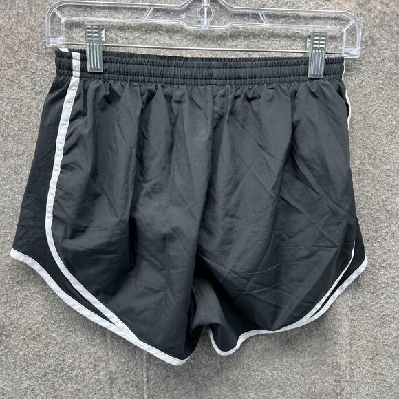 Nike Dri-FIT Running Shorts Womens Small Black White Athletic Training Gym - Picture 2 of 10